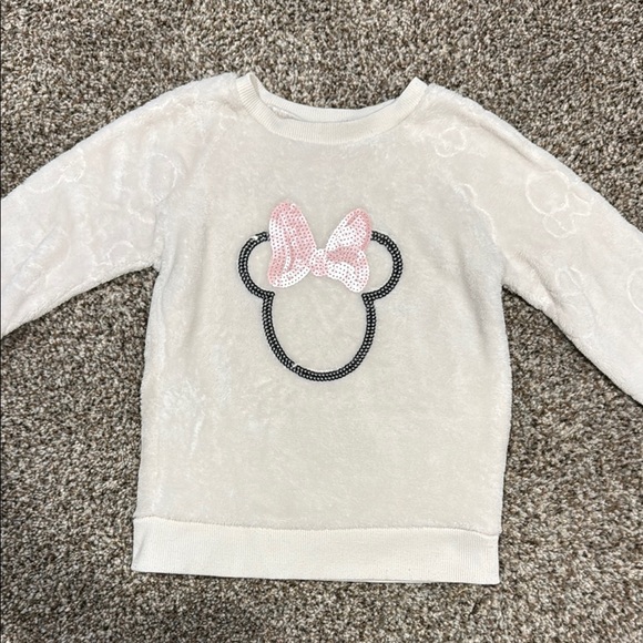 Disney Other - Kids Cream Minnie Mouse Top